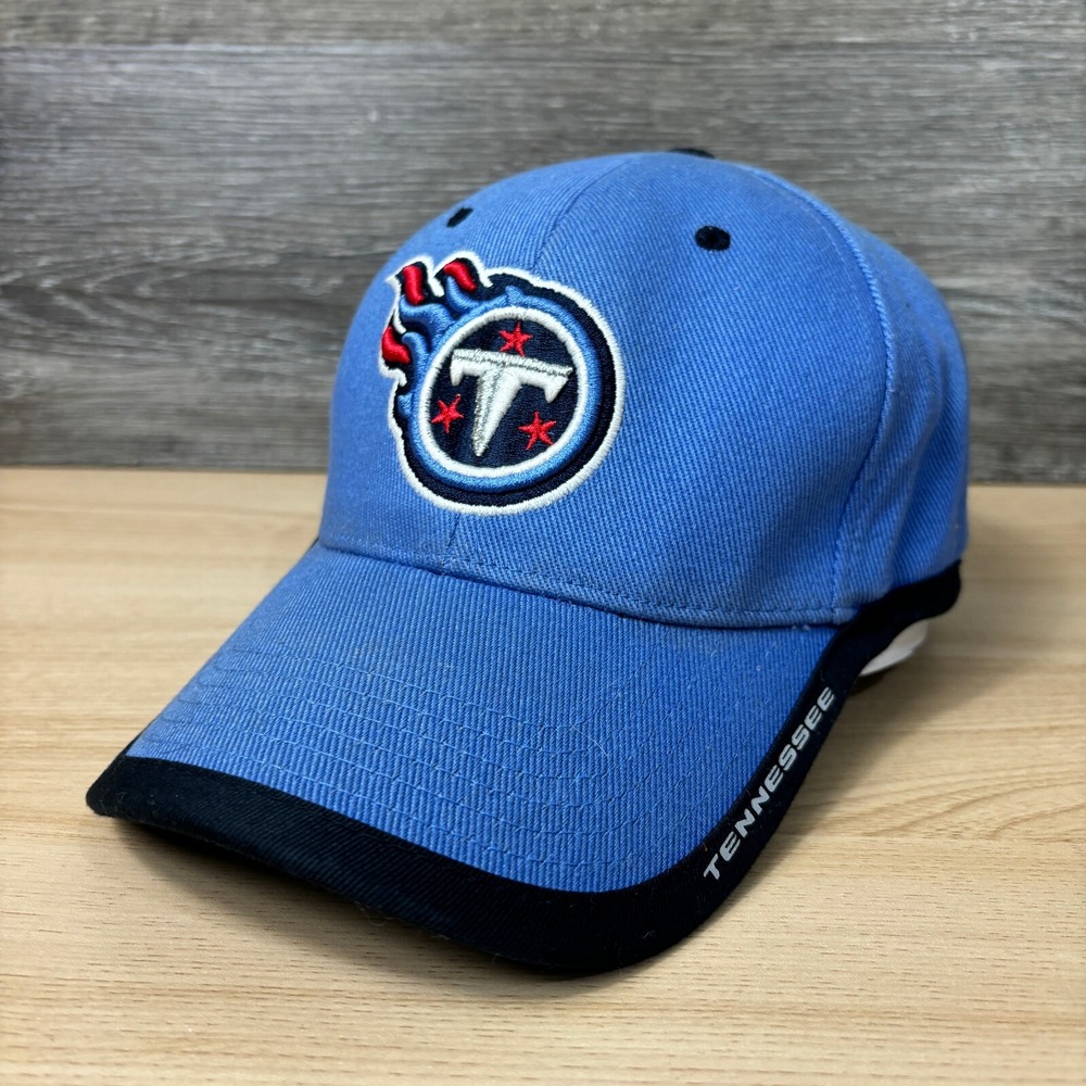 Vintage Tennessee Titans Hat Cap Strap Back Blue NFL Football